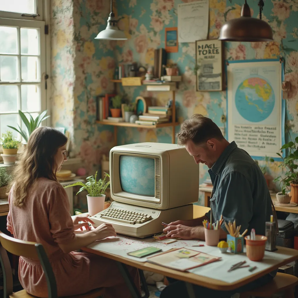 Atelier créatif rétro